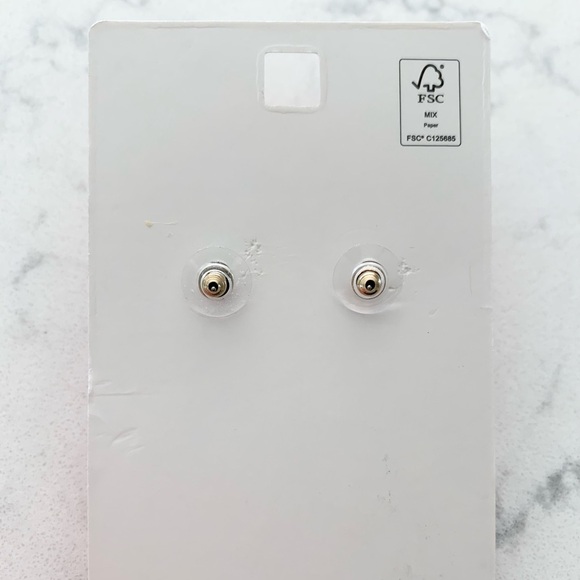 Red & Gold Rose Petal Dangle Earrings - Picture 2 of 2